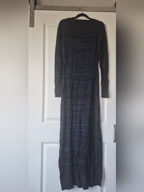 Victoria's Secret Charcoal Marled Long Sleeve Knit Dress